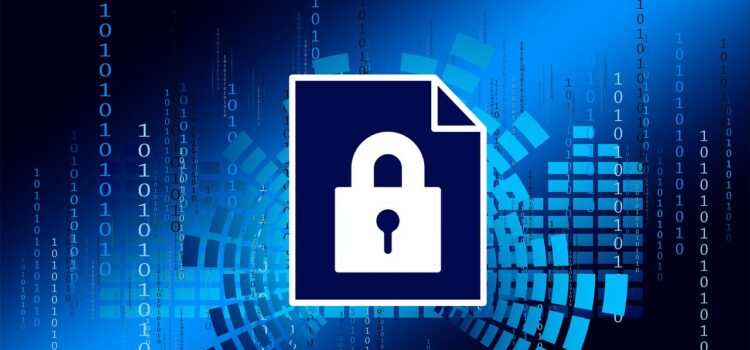 Free security privacy policy digitization illustration