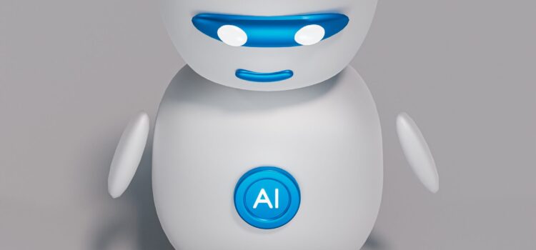 5 Ways to Leverage Microsoft 365’s New AI Innovations a white robot sitting on top of a table