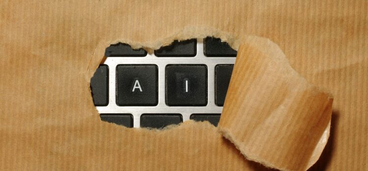 How to Run a “Shadow AI” Audit Without Slowing Down Your Team A piece of cardboard with a keyboard appearing through it